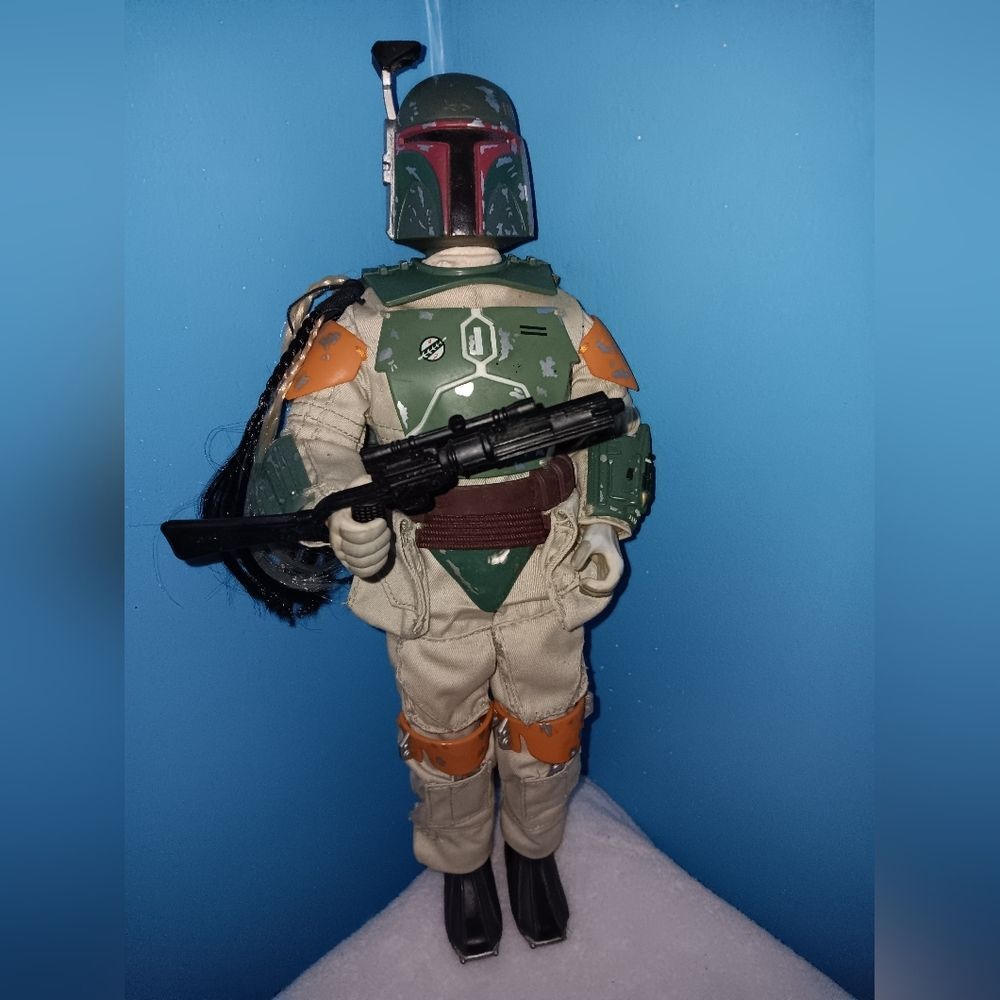 Vintage 1998 Star Wars Boba Fett 12" Action Figure | Kenner Hasbro